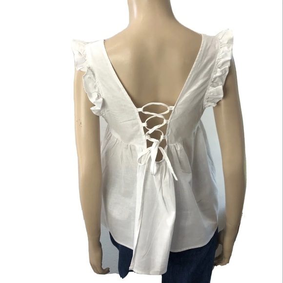 POL blouse color:white size:S - Picture 4 of 16